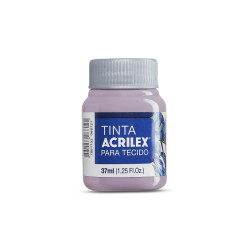 Tinta para Tecido Fosca - Acrilex - 37 ml - Lilás Seco