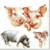 Guardanapo Decorativo para Decoupage - Pig
