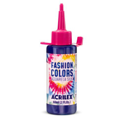 Fashion Colors - Aquarela Silk - 60 ml - Acrilex - Azul Cobalto