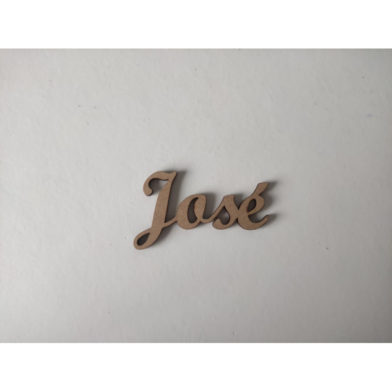 Nome José - MDF - 3 cm