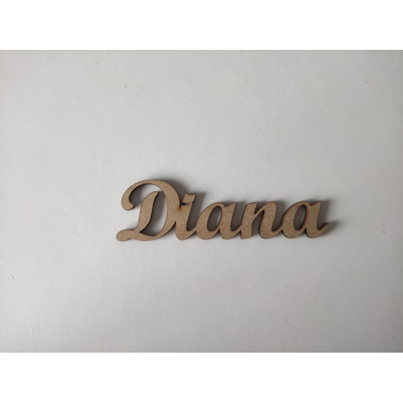 Nome Diana - MDF - 3 cm