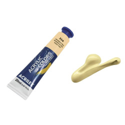 Tinta Acrílica Tubo - Acrylic Colors - 20 ml - Acrilex - Amarelo Pêssego