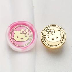 Sinete / Carimbo Lacre - Cabeça Hello Kitty
