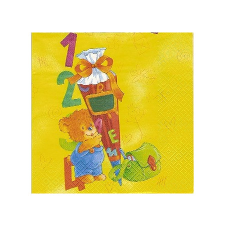 Guardanapo para Decoupage - 1234 amarelo