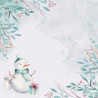 Bloco Papel Scrapbook - Watercolour Christmas - Crafter's Companion - 30x30cm