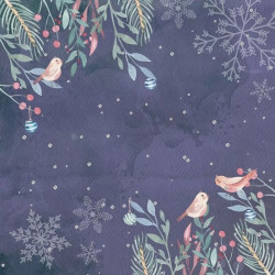 Bloco Papel Scrapbook - Watercolour Christmas - Crafter's Companion - 30x30cm