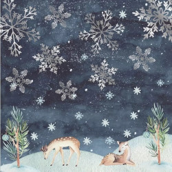 Bloco Papel Scrapbook - Watercolour Christmas - Crafter's Companion - 30x30cm
