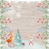 Bloco Papel Scrapbook - Watercolour Christmas - Crafter's Companion - 30x30cm