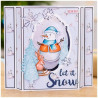 Bloco Papel Scrapbook - Watercolour Christmas - Crafter's Companion - 30x30cm