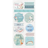 Autocolantes 3D - Watercolour Christmas Character 3D Die-Cut Toppers - Crafter's Companion