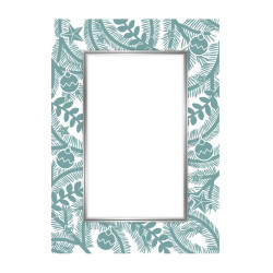 Pasta de Textura/Embossing com Corte - Christmas Tree Frame - Frosty and Bright - Crafter's Companion