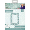 Pasta de Textura/Embossing com Corte - Christmas Tree Frame - Frosty and Bright - Crafter's Companion