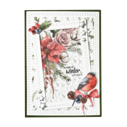 Bloco Papel Scrapbook - Snowy Christmas Essentials - Studio Light - 20x20cm