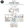Bloco Papel Scrapbook - Snowy Christmas Essentials - Studio Light - 20x20cm