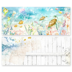 Bloco Papel Scrapbook - Welcome to Paradise - Memory Place - Slimline