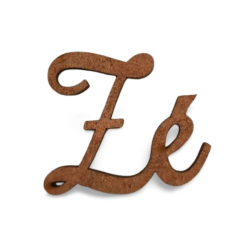 Nome "Zé" - MDF - 3 cm altura