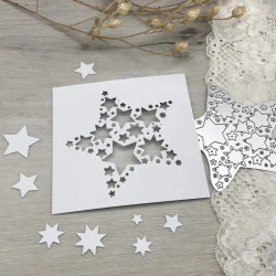 Cortante - Janela em Forma de Estrela com Estrelinhas