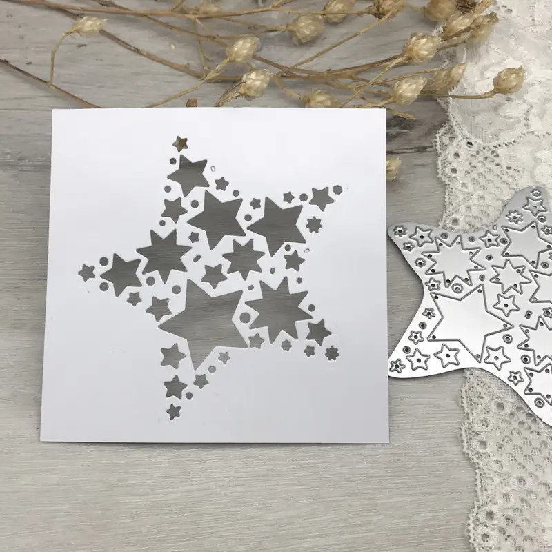 Cortante - Janela em Forma de Estrela com Estrelinhas