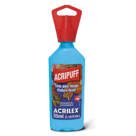 Acripuff - 35 ml - Acrilex - Azul Celeste