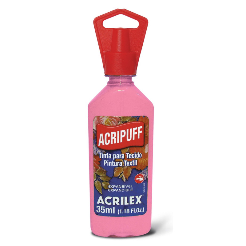 Acripuff - 35 ml - Acrilex - Rosa