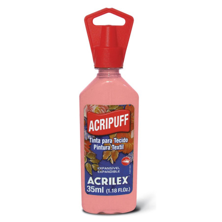Acripuff - 35 ml - Acrilex - Rosa Chá
