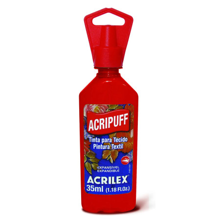 Acripuff - 35 ml - Acrilex - Vermelho Fogo