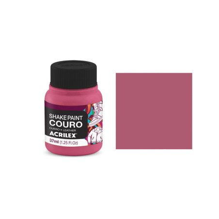 Shake Paint Couro - 37 ml - Acrilex - Rosa Chiclete