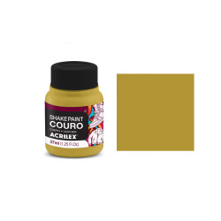 Shake Paint Couro - 37 ml - Acrilex - Amarelo Indiano