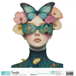 Transfer DTF Textil - 24 x 23 cm - Spring Flowers - Artis Decor