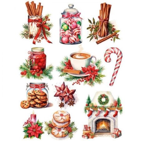 Transfer DTF Textil - Christmas Food Selection - Artis Decor