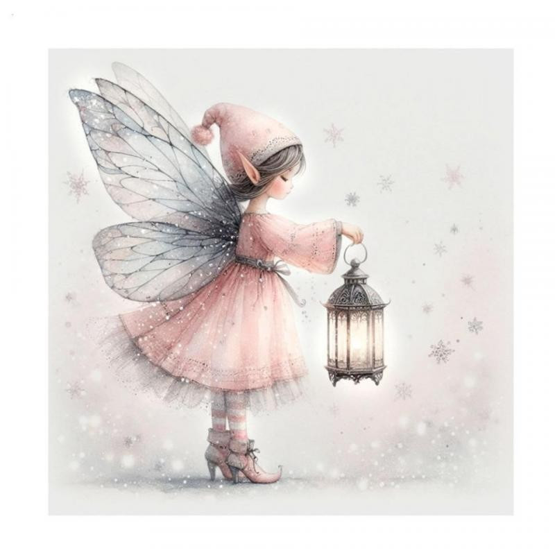 Transfer DTF Textil - 24 x 23 cm - Lantern Fairy 1 - Artis Decor