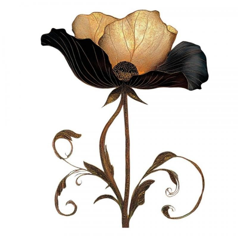 Transfer DTF Textil - 24 x 23 cm - Bright Flower 2 - Artis Decor