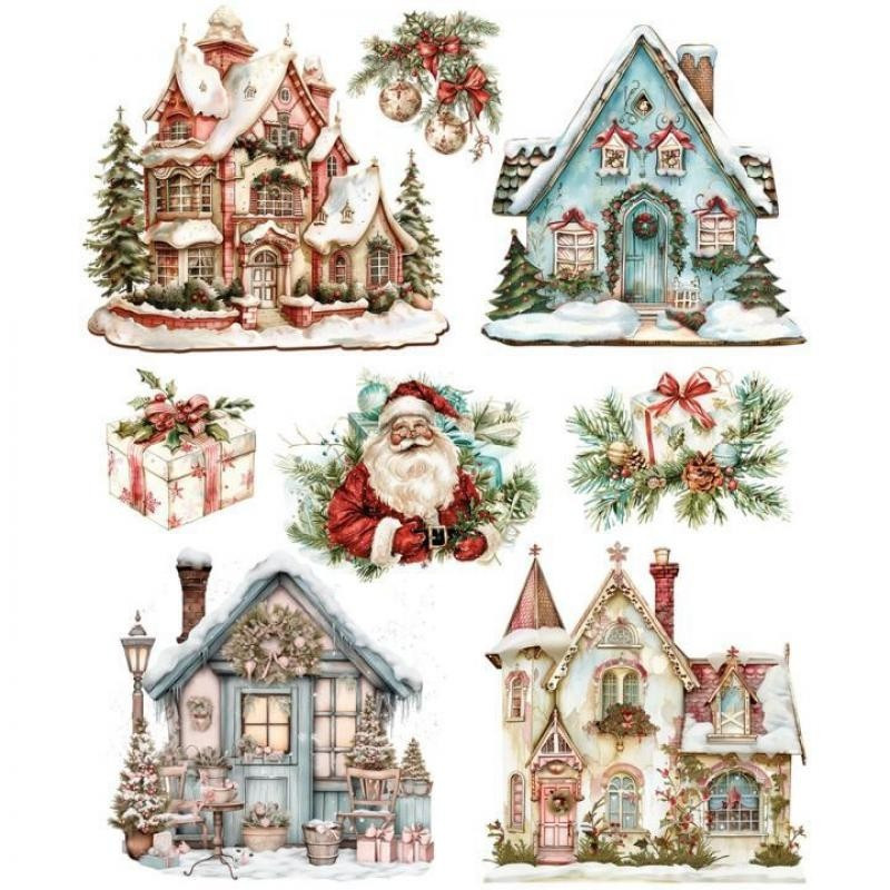 Transfer DTF Textil - Christmas Homes - Artis Decor