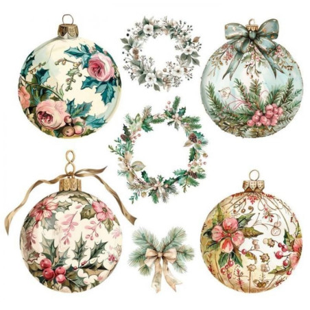 Transfer DTF Textil - 24 x 23 cm - Christmas Decor II - Artis Decor