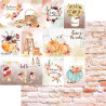 Bloco Papel Scrapbook - Autumn Wishes - Memory Place - 30x30cm