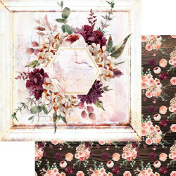 Bloco Papel Scrapbook - Autumn Wishes - Memory Place - 30x30cm
