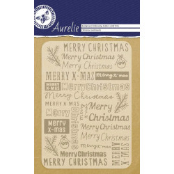Pasta de Textura/Embossing - Aurelie - Christmas Sentiments - 10,6x15cm
