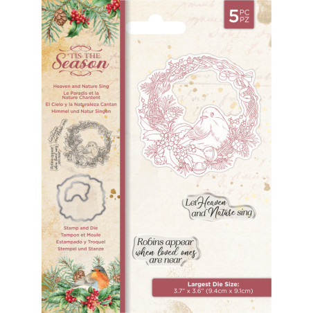 Carimbos e Cortantes - Heaven and Nature Sing - Tis the Season - Crafter's Companion