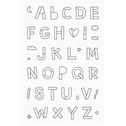 Carimbos Transparentes - Hip Hip Yay Alphabet - My Favorite Things