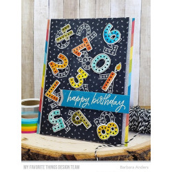 Carimbos Transparentes - Hip Hip Yay Numbers - My Favorite Things