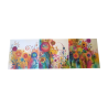 Conjunto Papel Scrapbook - Flores Aguarela - 15x15cm