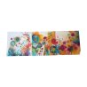 Conjunto Papel Scrapbook - Flores Aguarela - 15x15cm