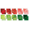 Bloco Papel Scrapbook - Ink Drops Festive - Craft Consortium - 30x30cm