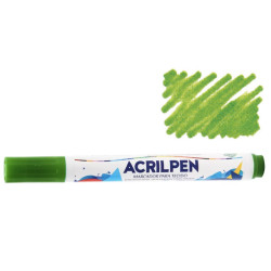 Marcador para Tecido - Acrilpen - Acrilex - Verde Folha