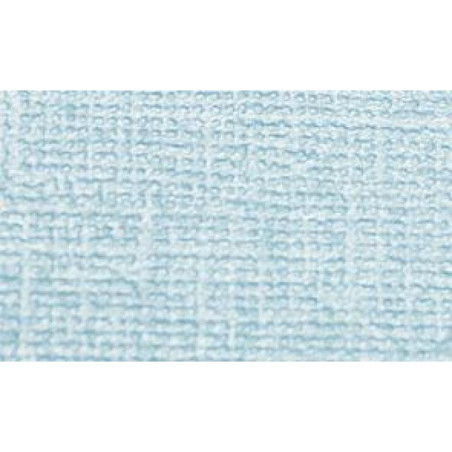 Cartolina Perolada com Textura Tela - Artis Decor - Azul Bebé - 216gr