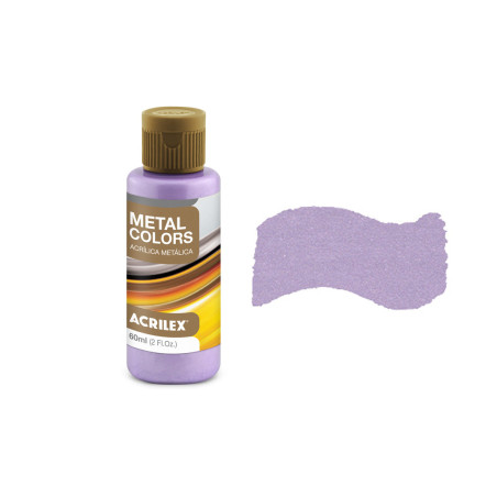 Tinta Acrílica Metalizada - Metal Colors - Acrilex - 60 ml - Lilás