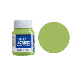 Tinta para Tecido Fosca - Acrilex - 37 ml - Verde Pistache