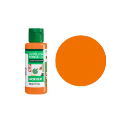 Tinta Acrílica Fosca Nature Colors - Acrilex - 60 ml - Tangerina