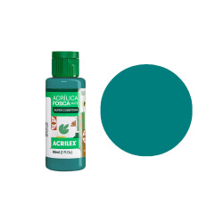 Tinta Acrílica Fosca Nature Colors - Acrilex - 60 ml - Azul Piscina