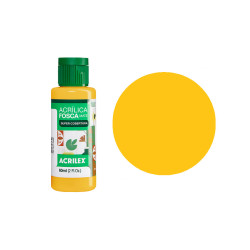 Tinta Acrílica Fosca Nature Colors - Acrilex - 60 ml - Amarelo Ouro